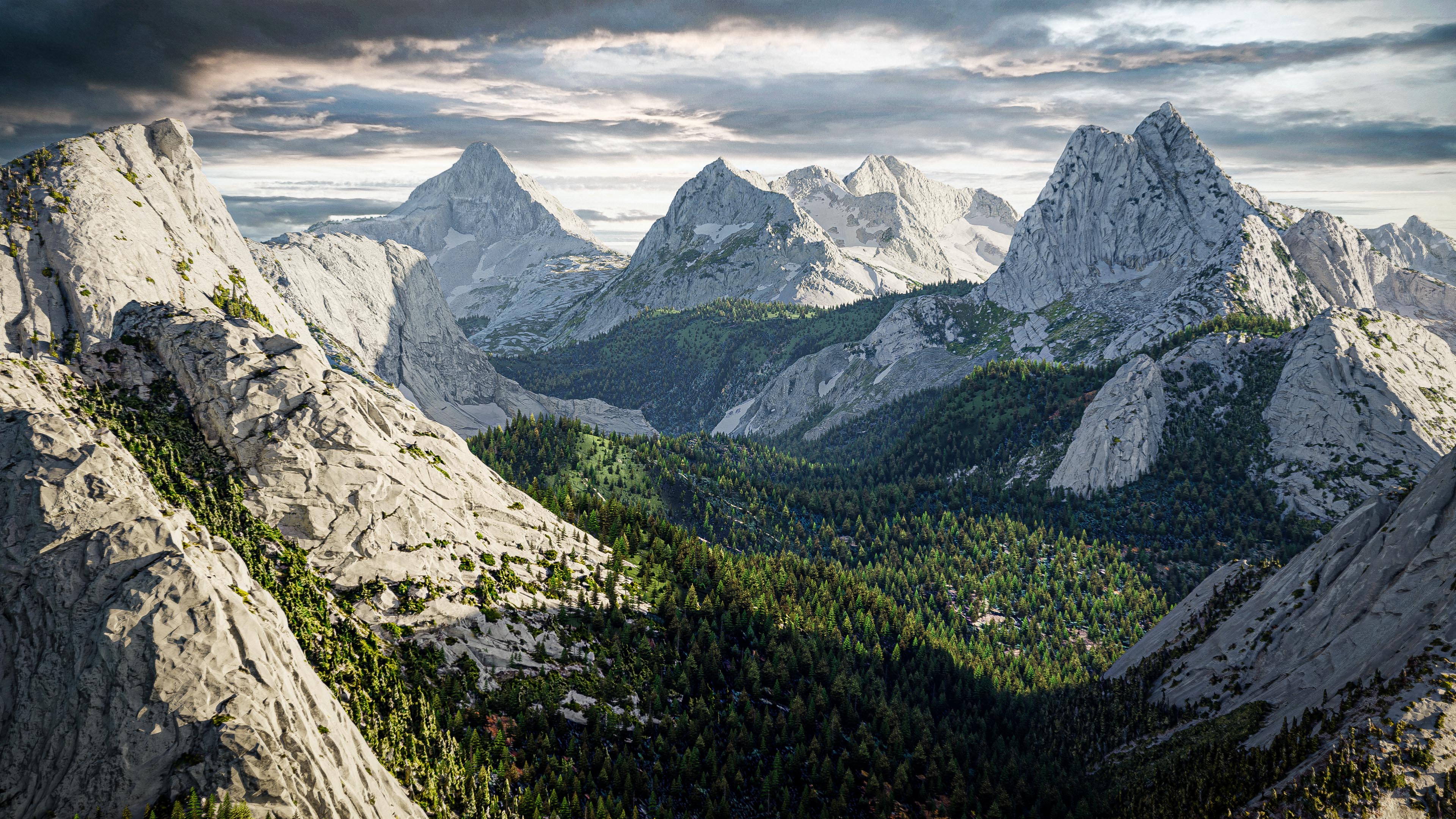 Cover image for Cascades scan collection featuring all the 3D models included in the pack