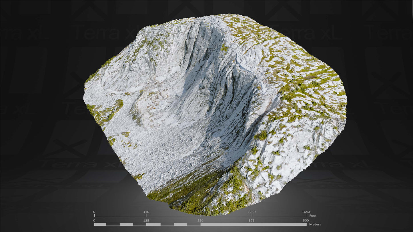 Summer in the Cascades Full Collection 3D render of photogrammetry scan mountain terrain model