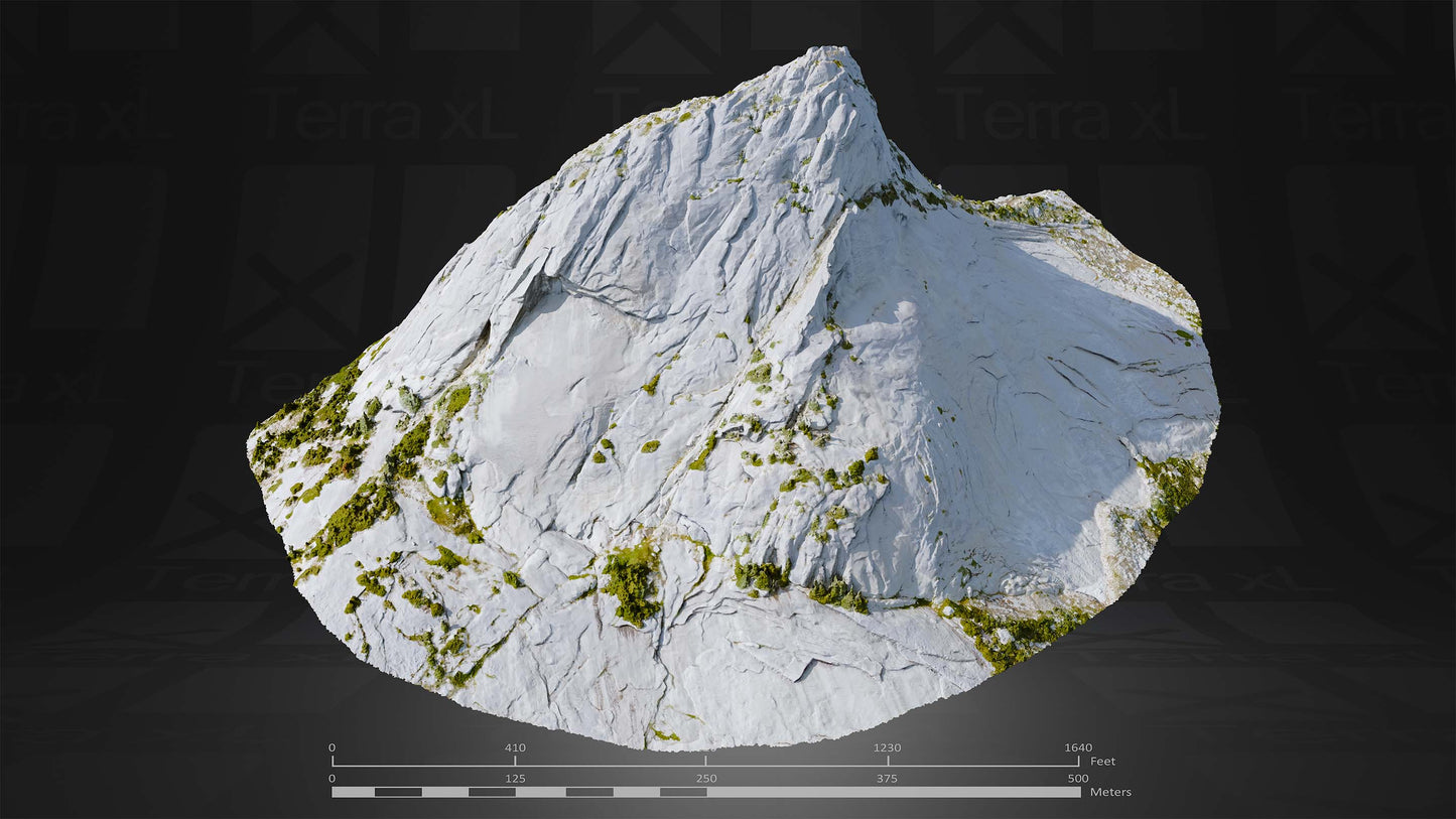 Summer in the Cascades Full Collection 3D render of photogrammetry scan mountain terrain model