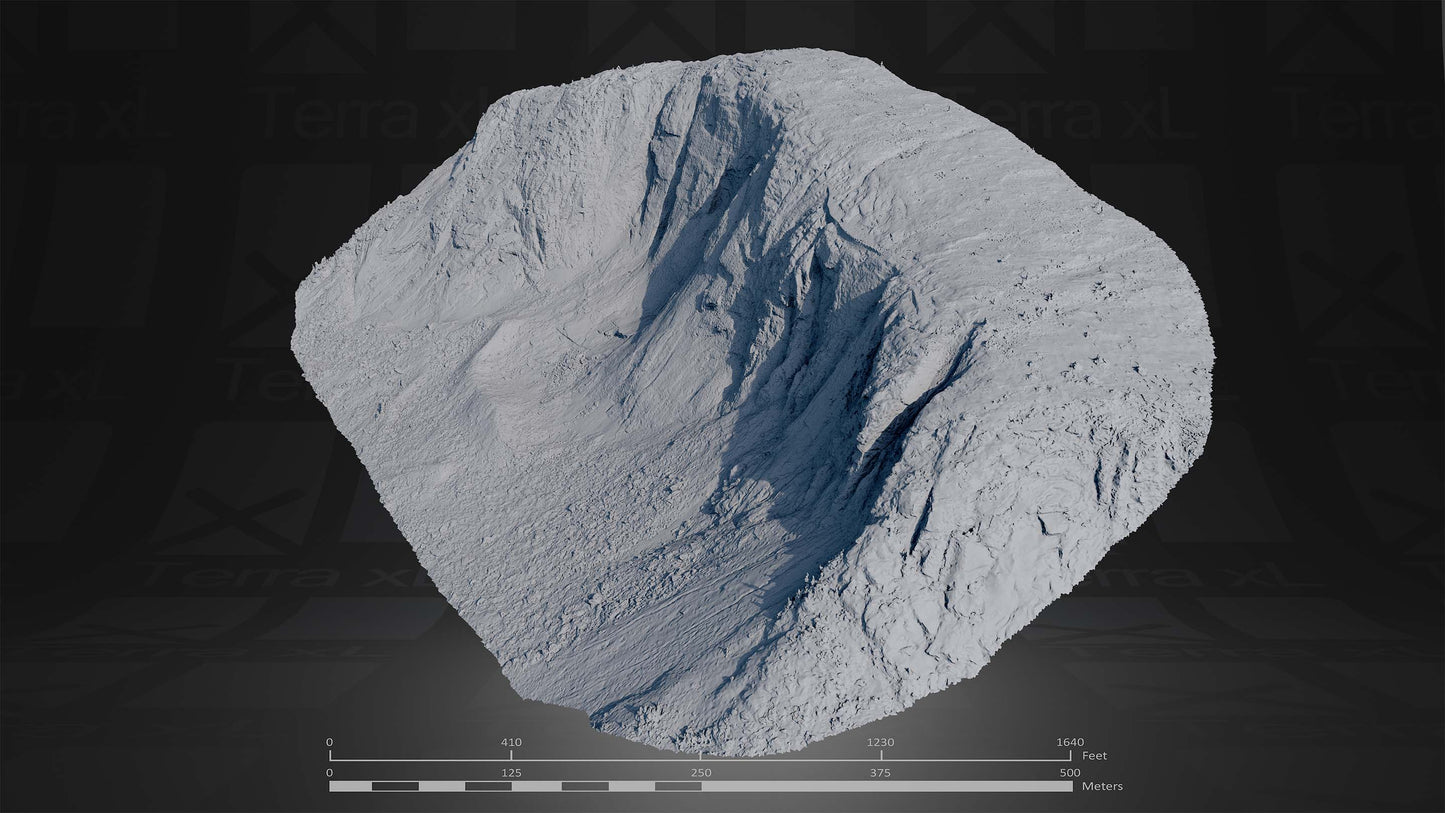 Summer in the Cascades Full Collection 3D render of photogrammetry scan mountain terrain model