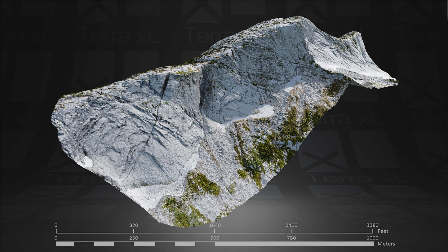 Summer in the Cascades Full Collection 3D render of photogrammetry scan mountain terrain model