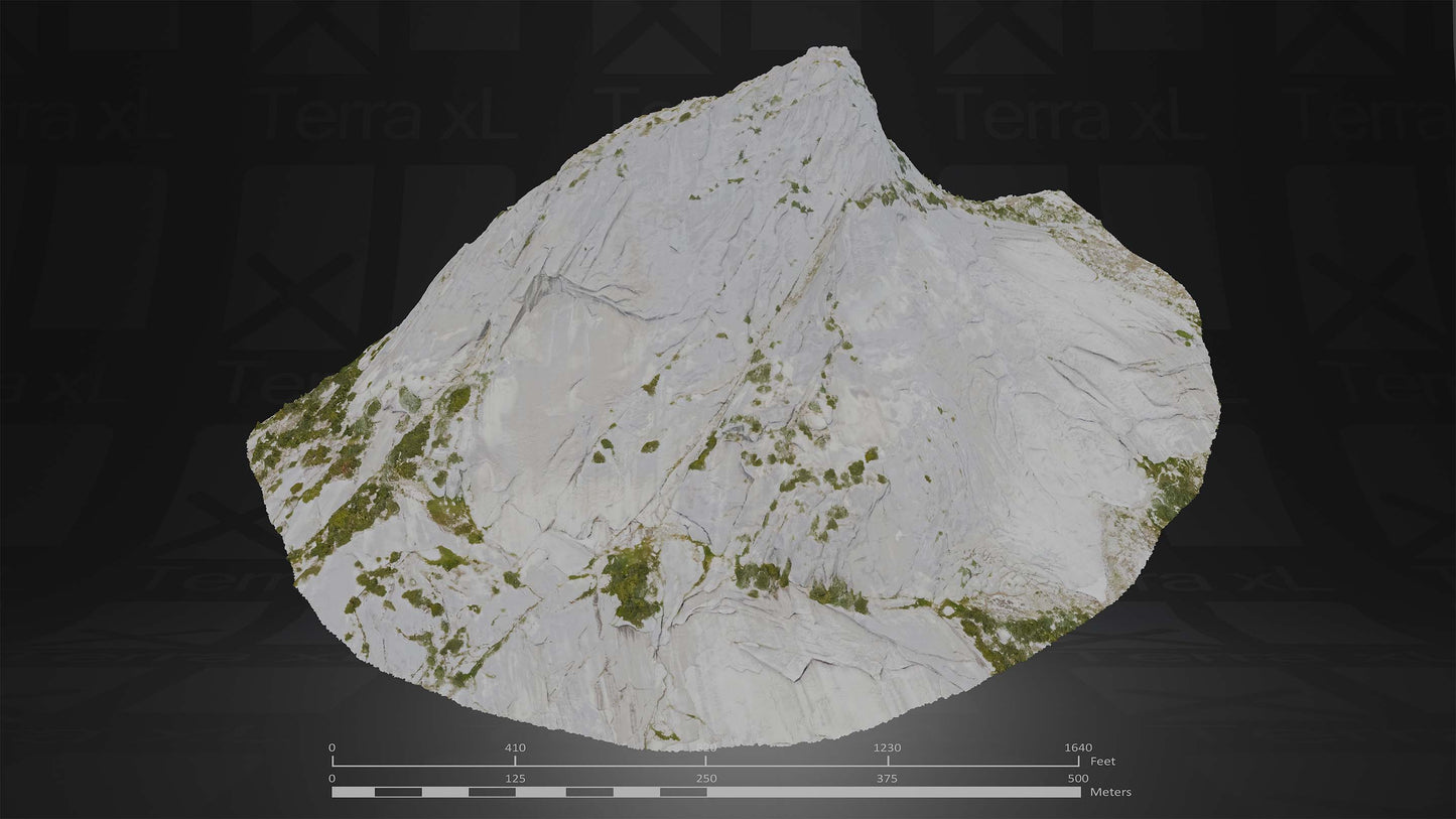 Summer in the Cascades Full Collection 3D render of photogrammetry scan mountain terrain model