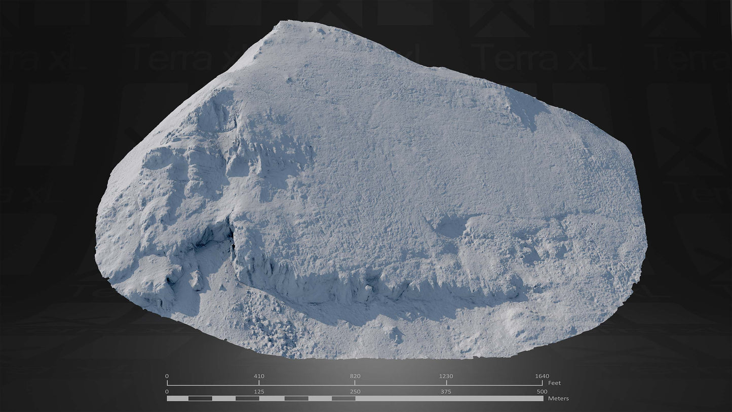 Winter In Northern Spain Full Collection 3D render of photogrammetry scan mountain terrain model