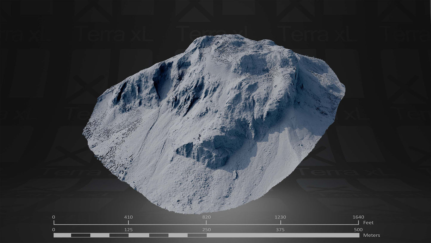 Summer in the Cascades Full Collection 3D render of photogrammetry scan mountain terrain model