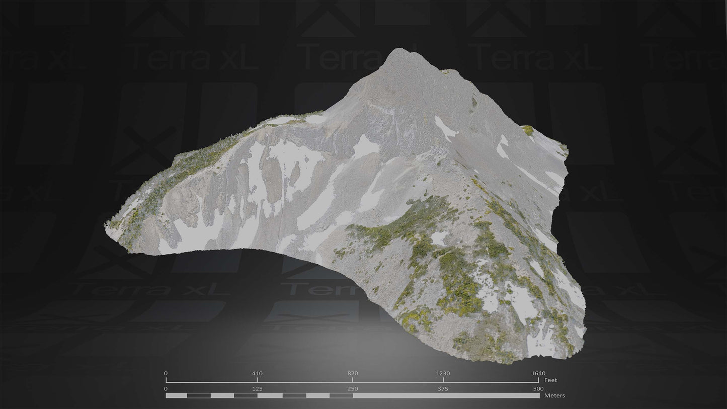 Summer in the Cascades Full Collection 3D render of photogrammetry scan mountain terrain model