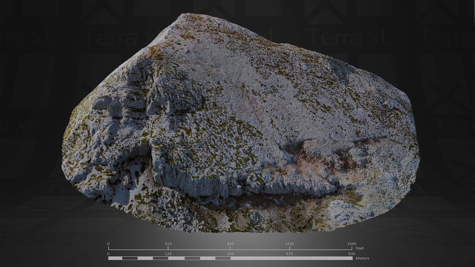 Winter In Northern Spain Full Collection 3D render of photogrammetry scan mountain terrain model
