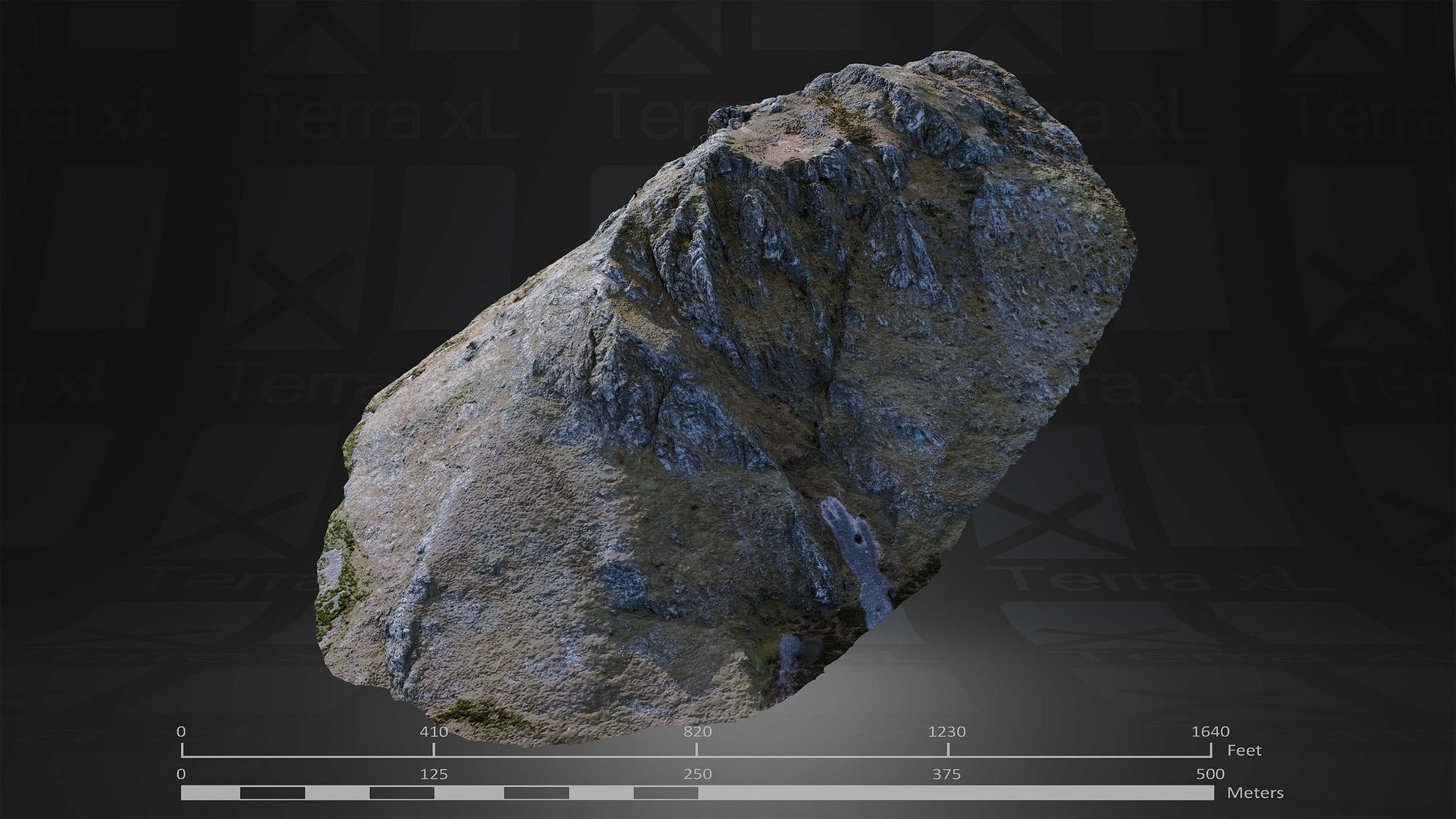Winter In Northern Spain Full Collection 3D render of photogrammetry scan mountain terrain model