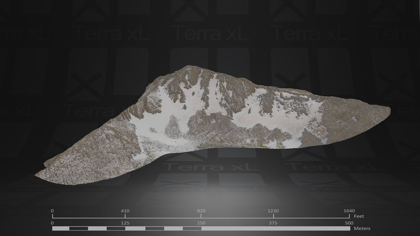 Spring in Central Greece Full Collection 3D render of photogrammetry scan mountain terrain model