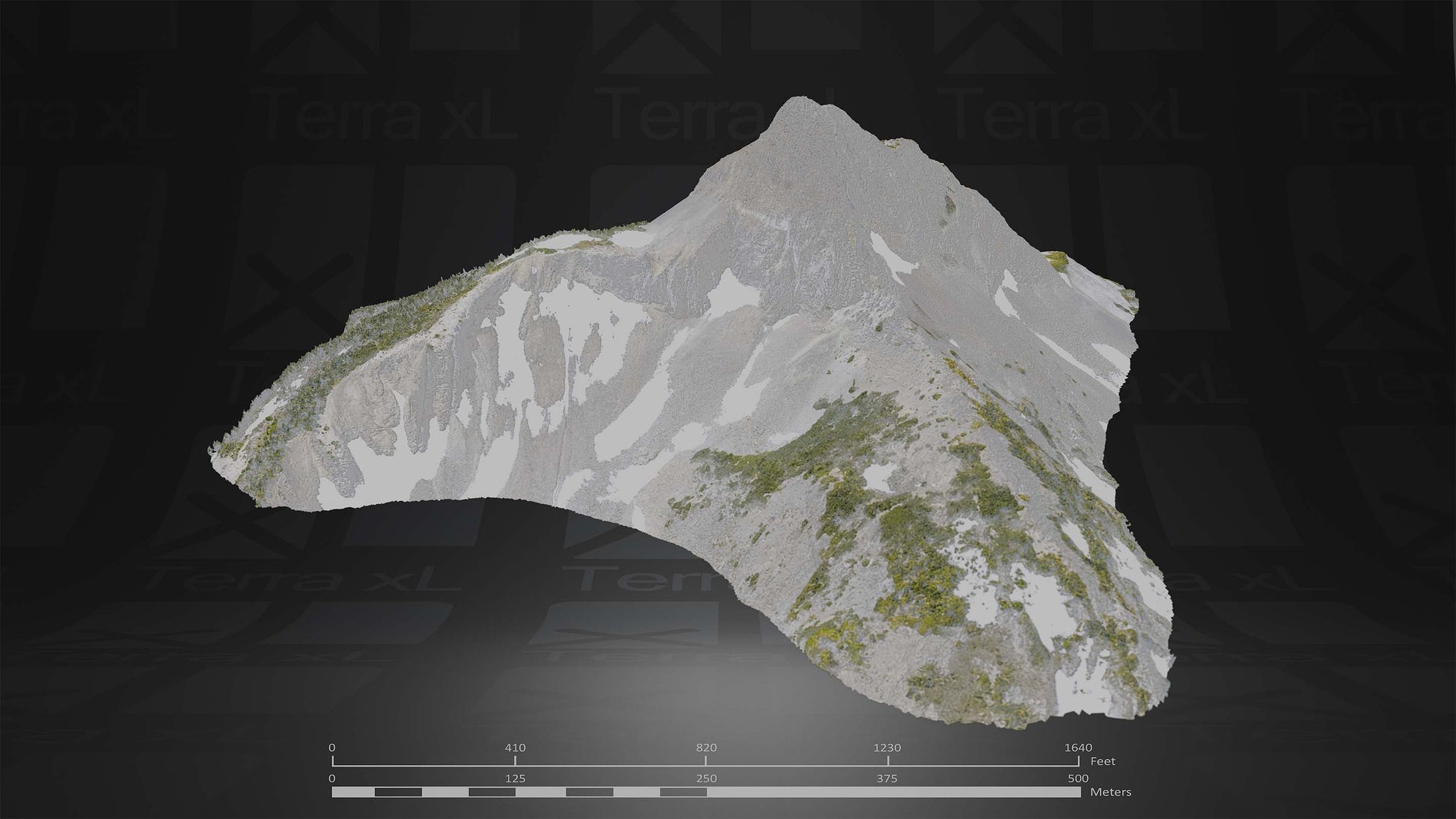 Summer in the Cascades Full Collection 3D render of photogrammetry scan mountain terrain model